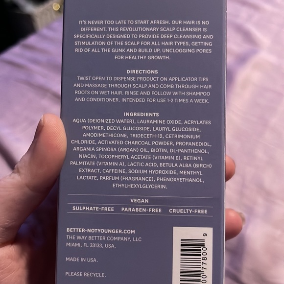 Better Not Younger New Dawn Activated Charcoal Scalp Cleanser - Picture 2 of 2